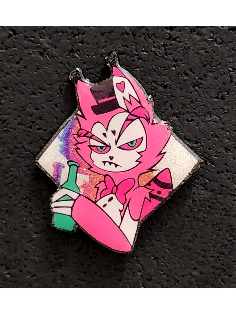 Husk glitter pin - Hazbin Hotel